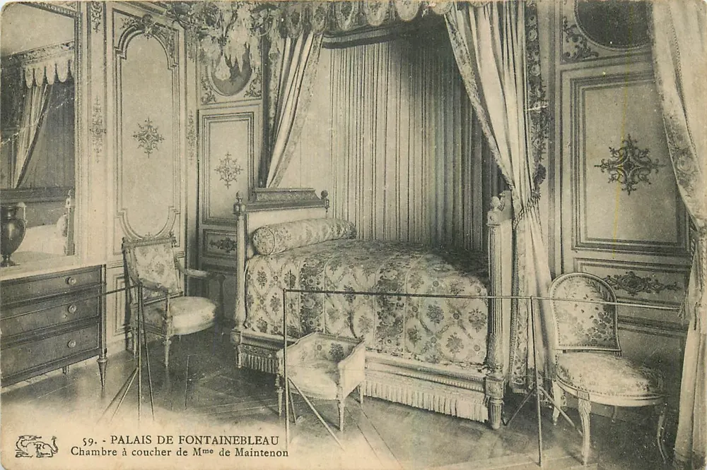 Schloss Fontainebleau — Schlafzimmer von Madame de Maintenon — n°59 - Vorderseite