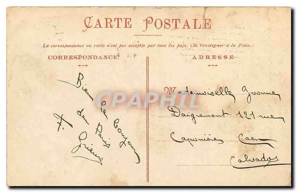 Castillo de POMPONNE (S.-&-M.) — Los Parterres — Edición C. Delchard - Reverso