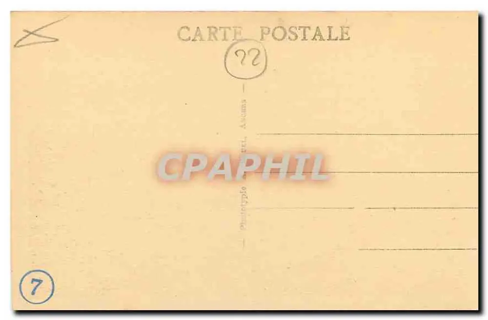 Ilha de Bréhat (C.-du-N.) — O rochedo de Sile Anne — editor Assams, n° 16 - Verso