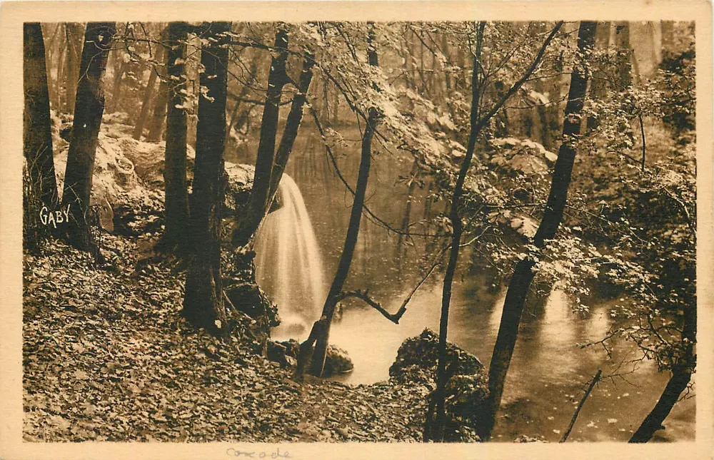 Herbstlicher See Wasserfall — Bois de Vincennes — Gaby - Vorderseite