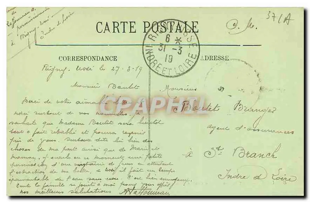 Ussé — Het Kasteel — De Eerste Hof — LL. - Achterkant