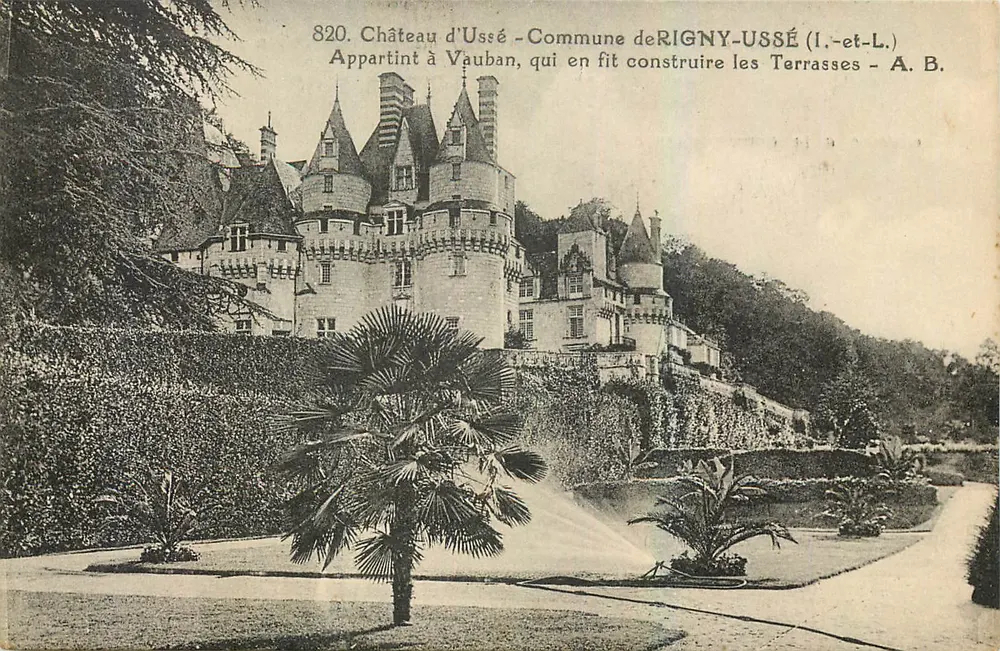 Castelo de Ussé — Comuna de Rigny-Ussé (Loir-et-Cher) — A. B. - Frente