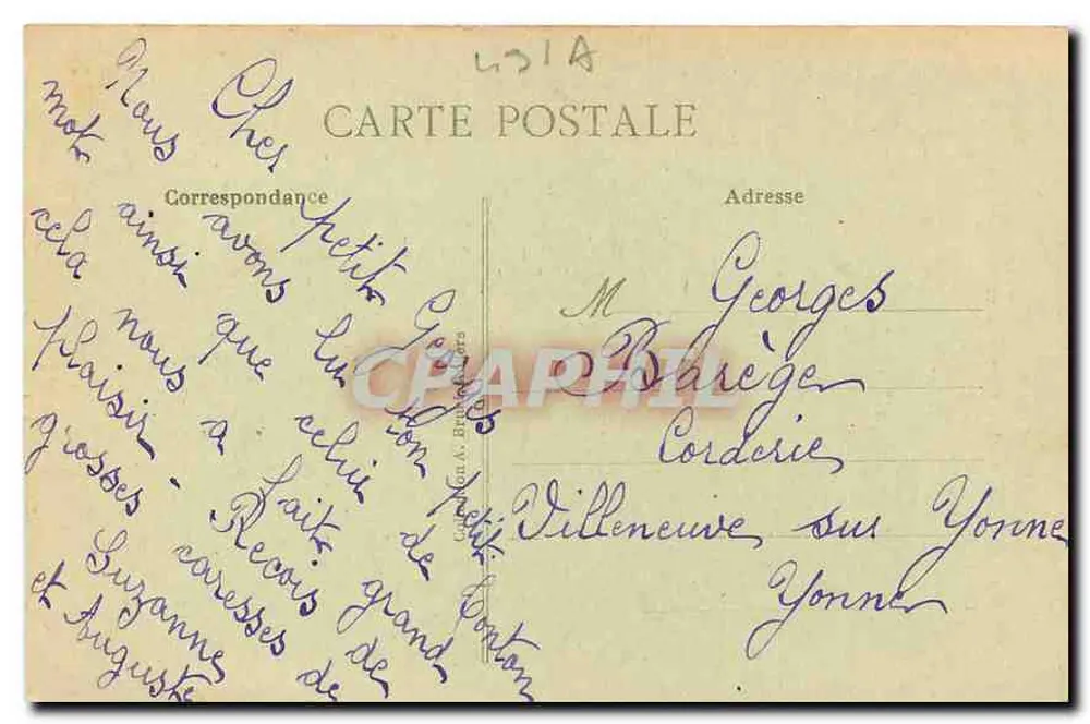 Angers - As Torres e Ditchas do Castelo — n°130 - Verso