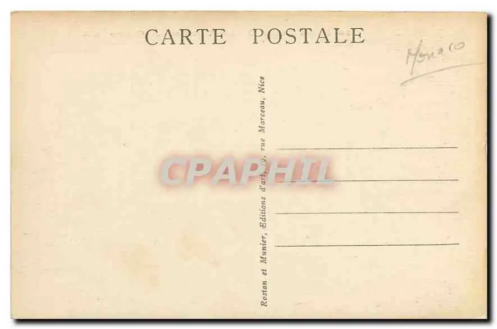 Monte Carlo — Les Terrasses du Casino — RM - Verso