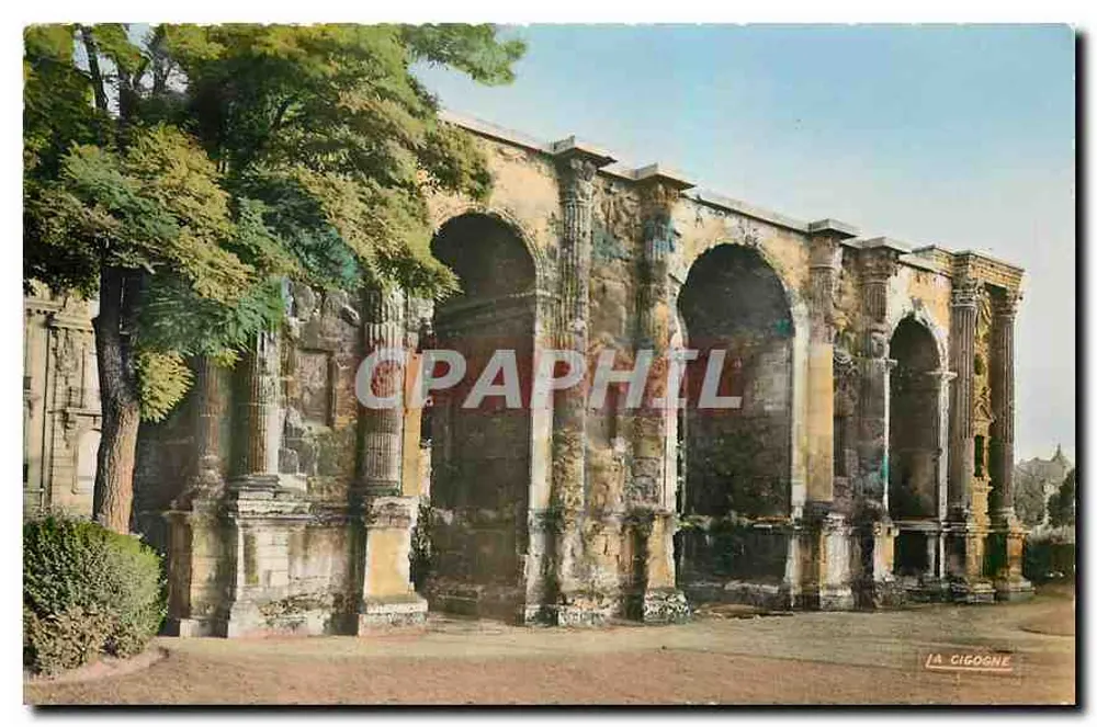 A Cegonha — Ruínas do antigo aqueduto — Édit. « A Cegonha » - Frente
