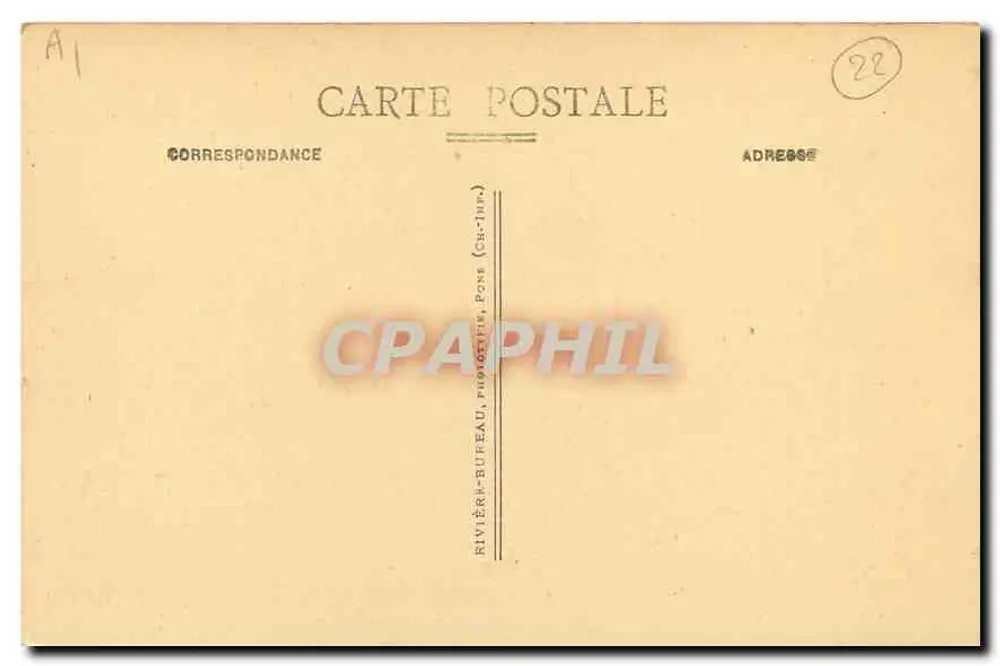 Brugueles (C.-du-N.) - Roche Pratgalec — uitgever Rivière-Bureau, Pons (Charente) - Achterkant