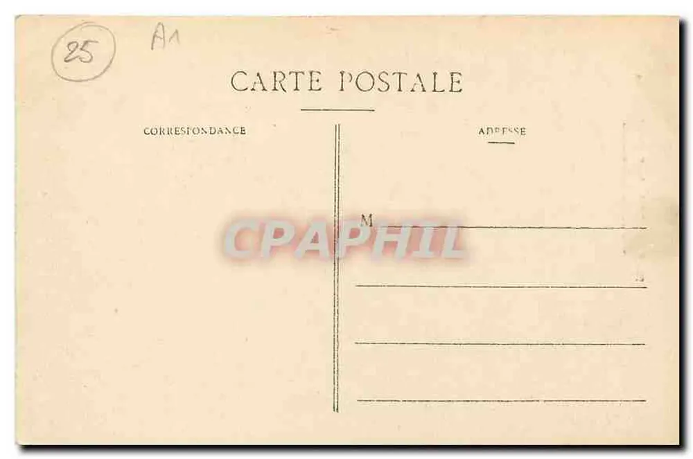 Besançon - Der Turm von St. Johann und der Weg zur Zitadelle — n° 58 - Rückseite