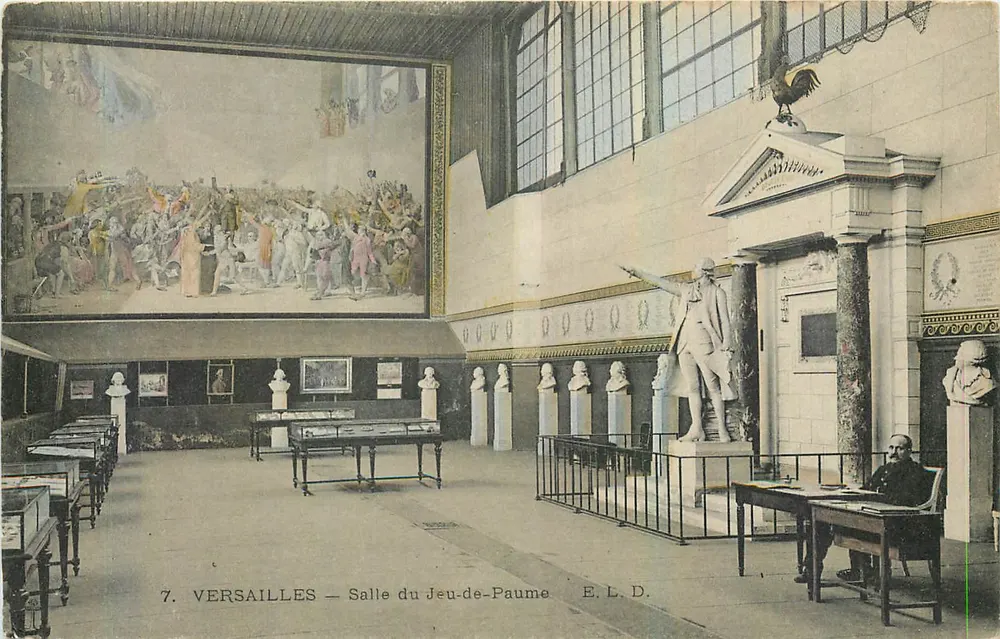 Versailles — Salle du Jeu-de-Paume — E.L.D. n°7 - Recto