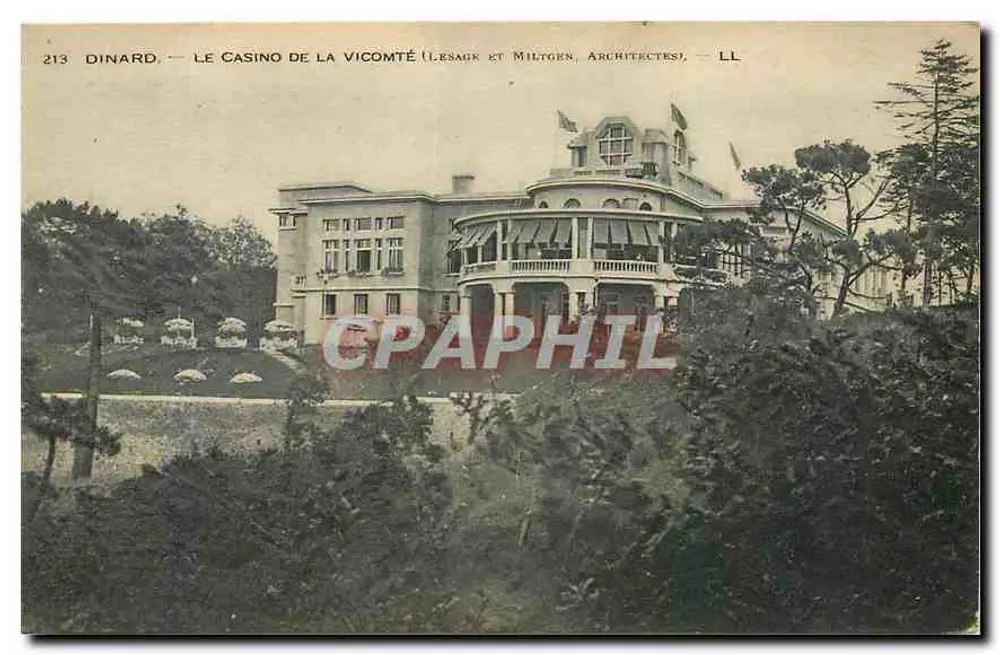 Dinard — O Casino da Vicomtade — Lesage e Miltgen, Arquitetos — LL - Frente