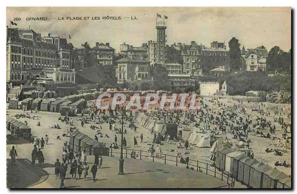 Dinard — The Beach and Hotels — LL - Front