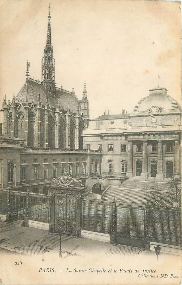 PARIS — Sainte-Chapelle und Palais de Justice — Collections ND Phot n°248 - Vorderseite