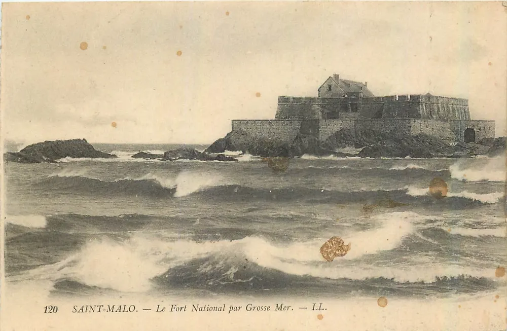 Saint-Malo — Le Fort National par Grosse Mer — L.L. — n°120 - Vorderseite
