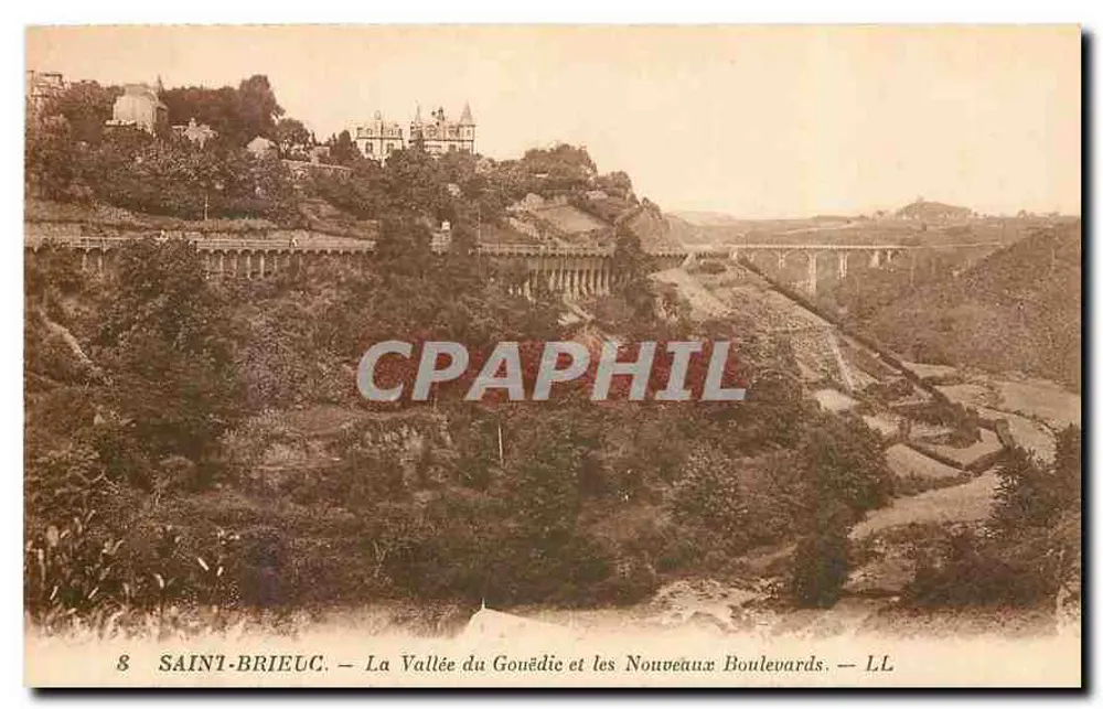Saint-Brieuc — Die Gouëdic-Tal und die neuen Boulevards — LL - Vorderseite