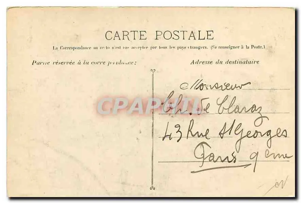 Avignon - Igreja de São Pedro — Guende fot. Marseille, n° 1165 - Verso