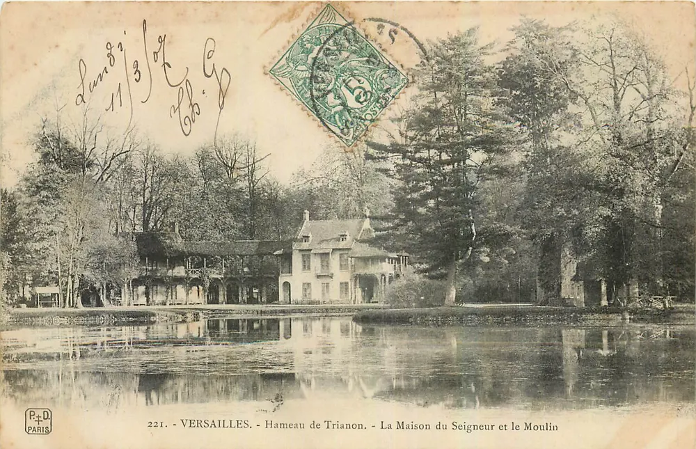 Versailles - Hameau de Trianon - La Maison du Seigneur et le Moulin - Vorderseite