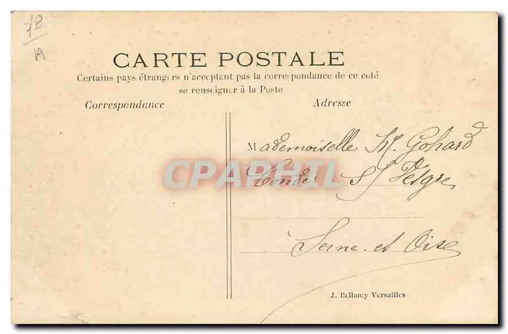Versailles — Parque do Petit Trianon — Le Monlin - Verso