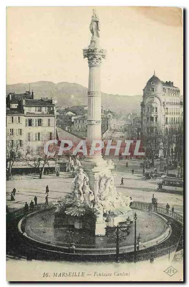 Marseille — Fontein Candini — JFE - Voorkant