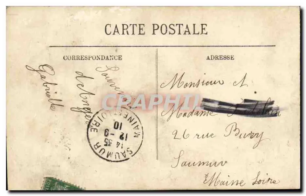 Angers — O Castelo — Vista geral — LL. - Verso