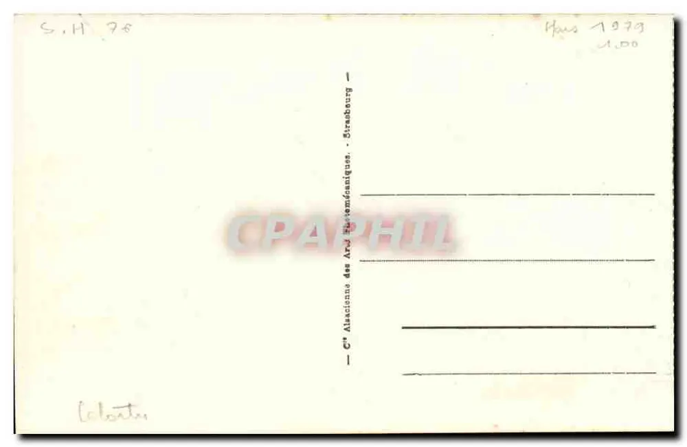 Dieppe — Die Klippen des Pollet und die Kirche Bon Secours — Verlag C. L. C. Nr. 112 - Rückseite