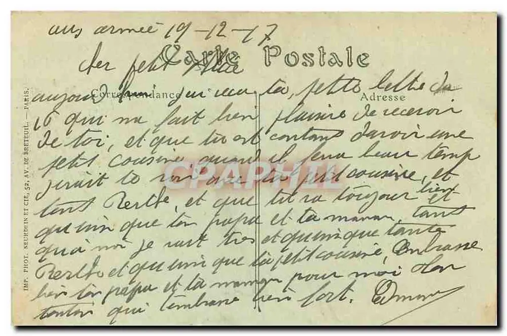 NANCY — A Porta da Grappe — NDHOT - Verso