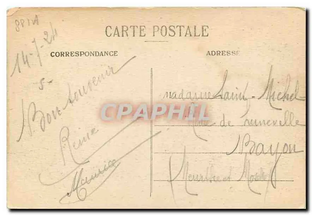 Gérardmer — Panorama de la Ville et du Lac — Reprod. Interd. - Verso