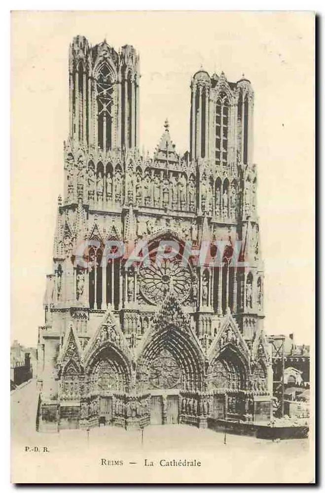 Reims — A Catedral — P.D.R. - Frente