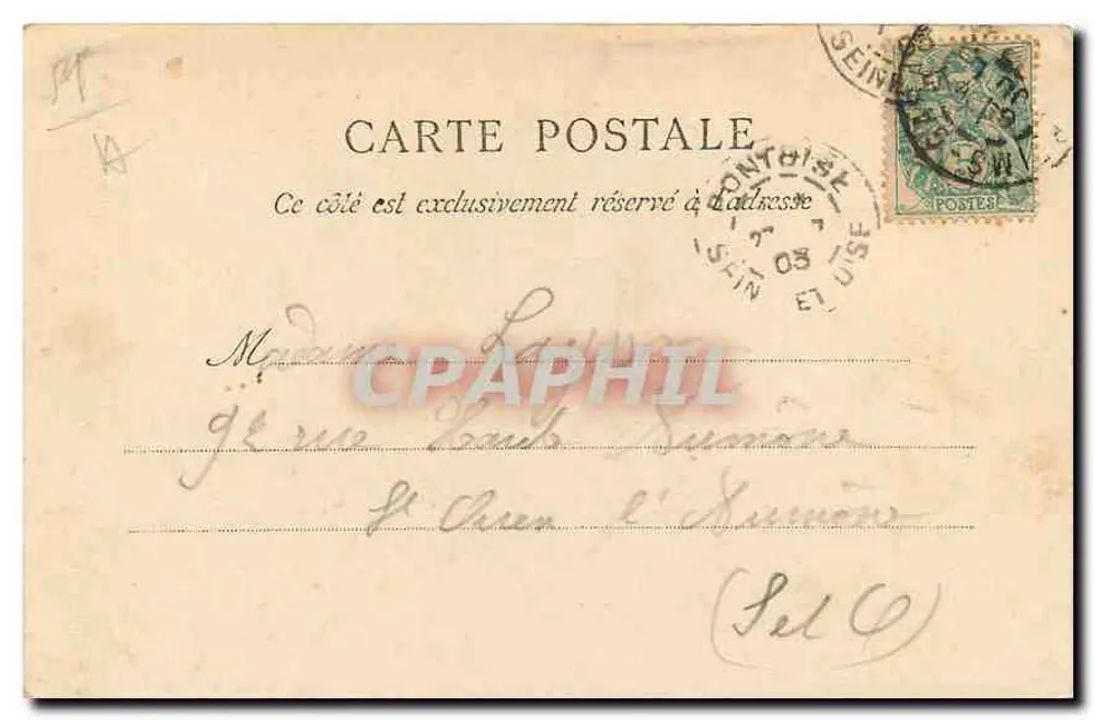 Reims — A Igreja de São Remígio — Natot-Imprimeur, Reims - Verso