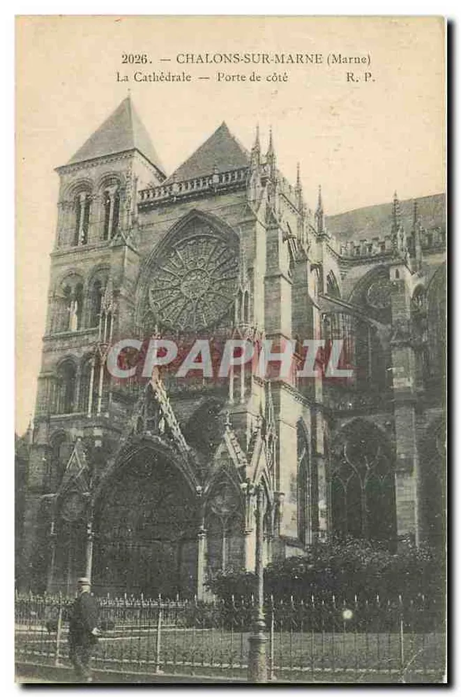 Chalons-sur-Marne — Kathedrale — Seitenportal — R. P. - Vorderseite