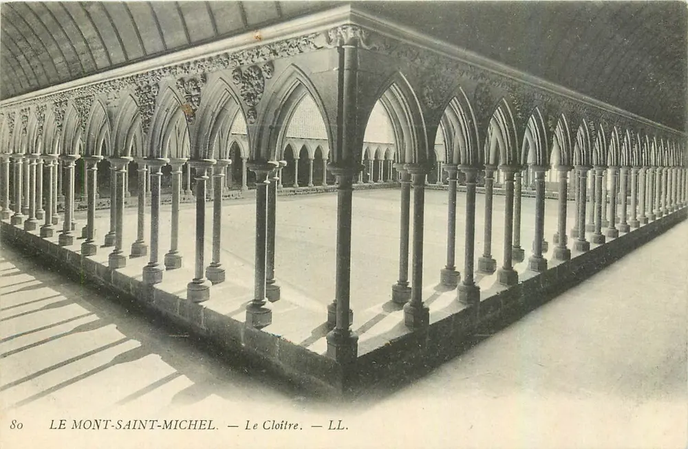 Le Mont-Saint-Michel — Le Cloître — LL. - Frente