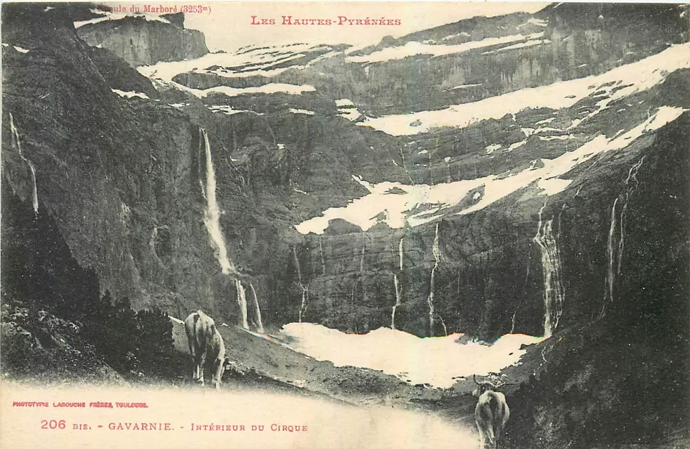 Gavarnie - Interior do Circo — As Altas-Pirineus — Phototype Ladouche Frères, Toulouse - Frente