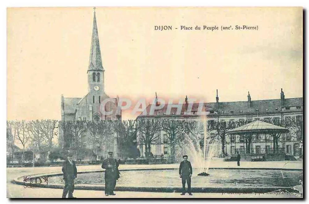 Dijon - Place du Peuple (ant. St-Pierre) — editor não identificado, número de série não visível - Frente