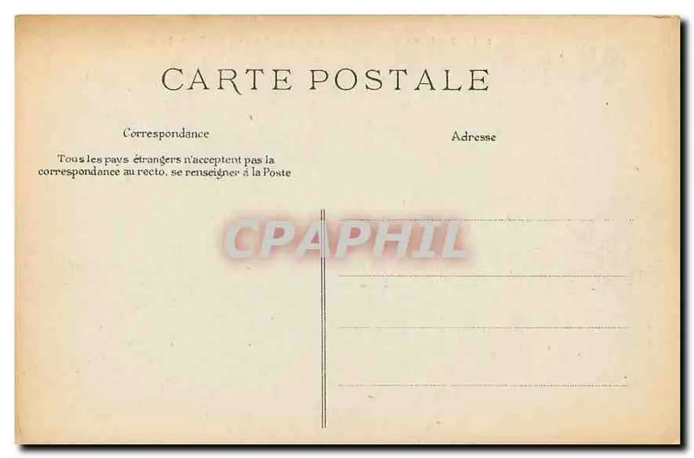 Forêt de Fontainebleau — Les Gorges de Franchard — Éditeur ELD, n° 151 - Verso