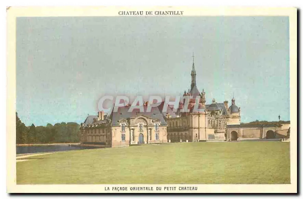 Schloss Chantilly — Die östliche Fassade des kleinen Schlosses — Braun & Cie, Verleger-Drucker Paris (Frankreich) n° 621A - Vorderseite
