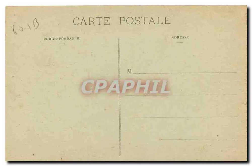Senlis in Brand durch die Deutschen — Faubourg St-Martin — L’M. Paris, M. D. Bordeaux - Rückseite