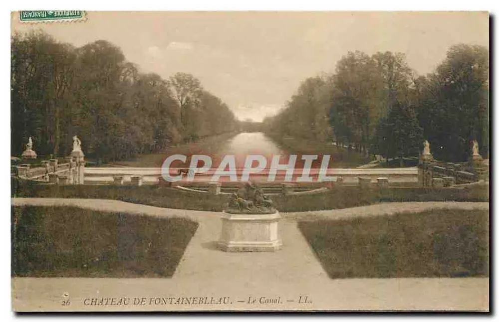 Château de Fontainebleau — Le Canal — LL. - Recto