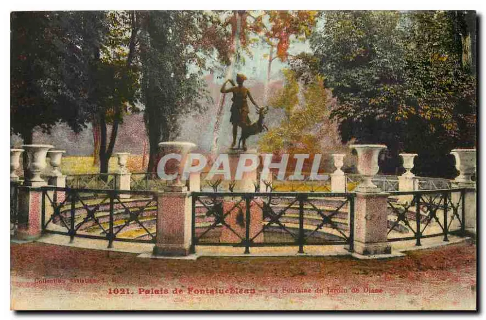 Palais de Fontainebleau — La Fontaine du Jardin de Diane - Recto