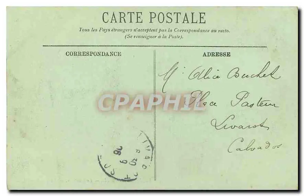 Fontainebleau — Il Castello — La Corte — LL. — n° 294 - Verso