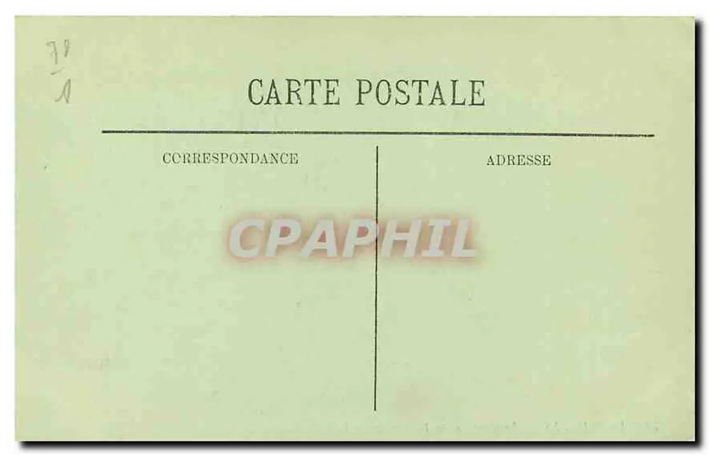Versailles — O Castelo — A Fachada — LL. — N° 79 - Verso
