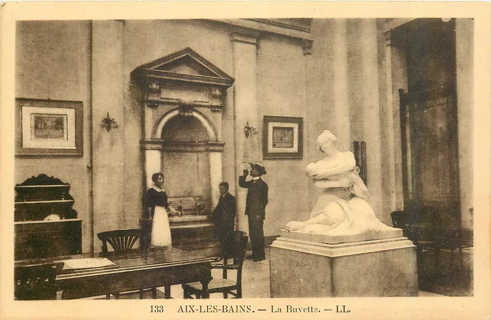 Aix-les-Bains — A Buvette — LL. — N° 133 - Frente