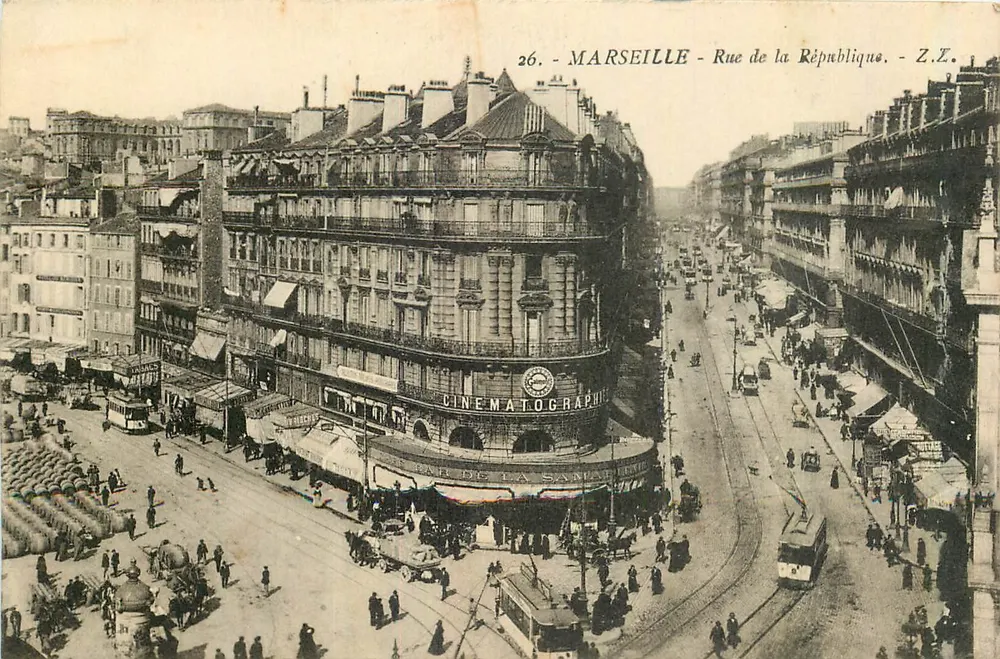 MARSEILLE - Rua da República — Cinematografia — Z.Z. n°26 - Frente
