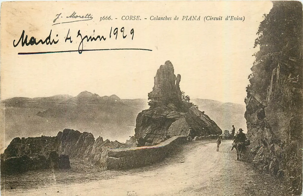 Calanches de PIANA (Circuito de Evisa) — Córsega — J. Moretti 3666 - Frente