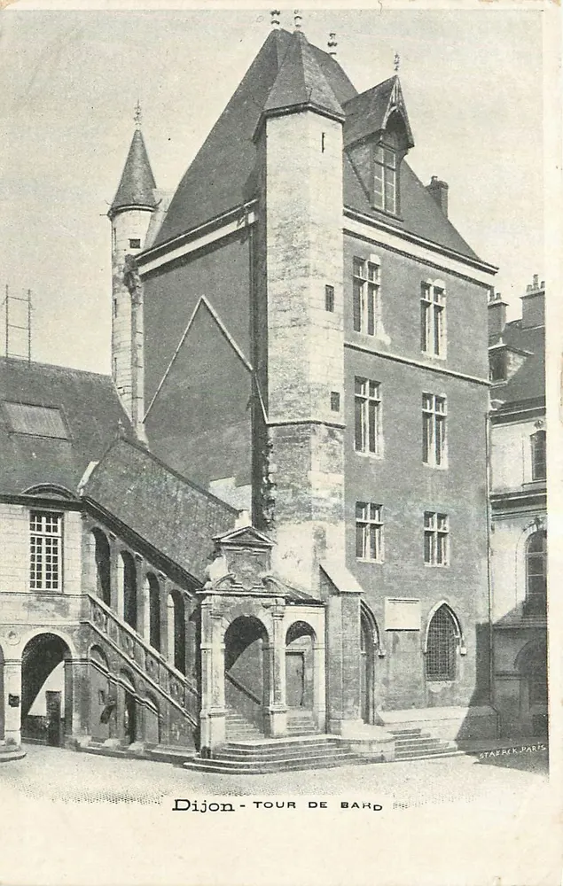 Dijon — Torre de Bard — editor Staerck, Paris - Frente