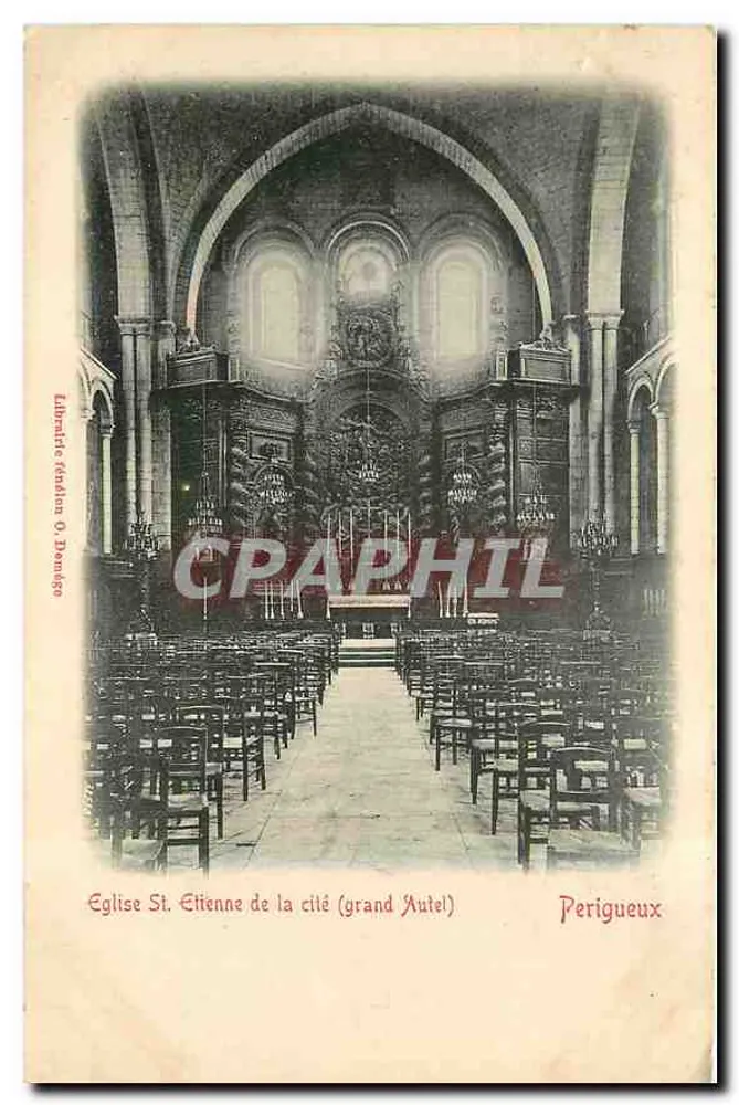 Kirche Saint-Étienne der Stadt (Großer Altar) — Périgueux — Librairie Fédéralion O. Damage - Vorderseite
