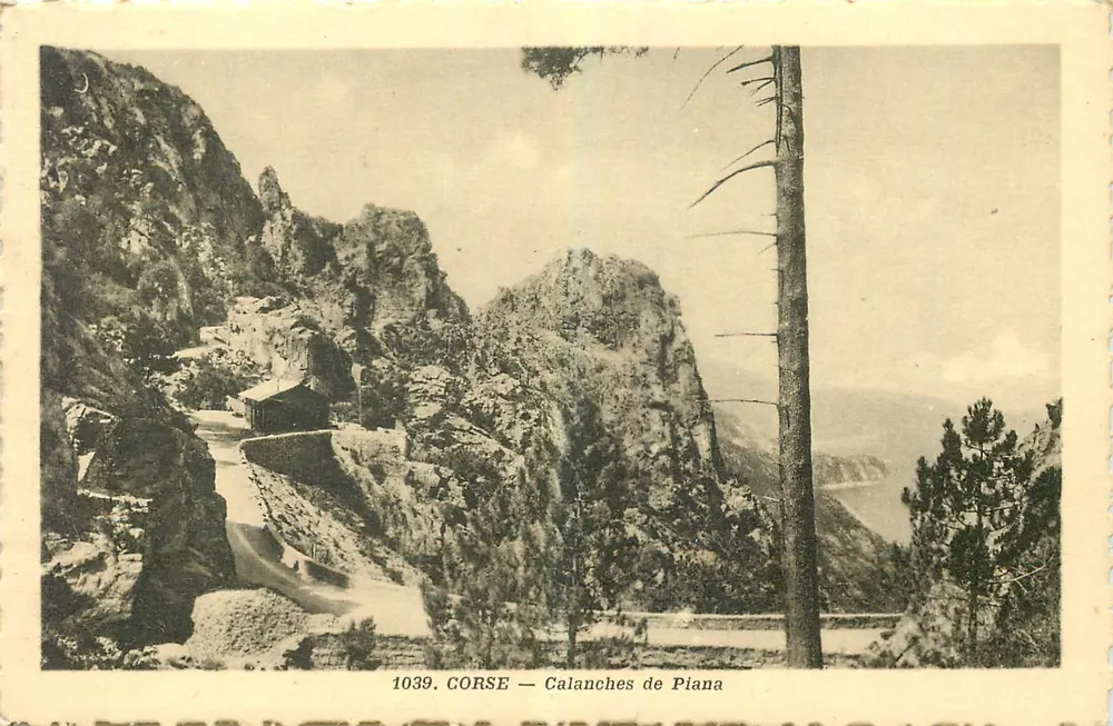 Calanches de Piana — Corse — editor A. Tomasi, Ajaccio - Frente