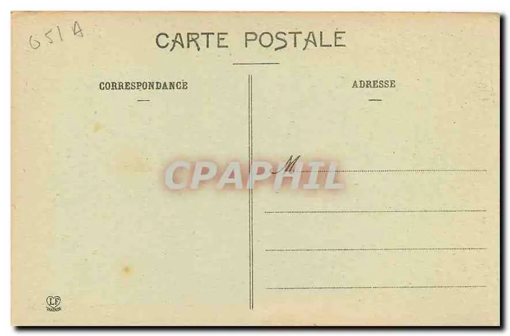 Lac de Gaude — Les Hautes-Pyrénées — Cauterets — 749 — Éditeur : L. F. Toulouse - Verso