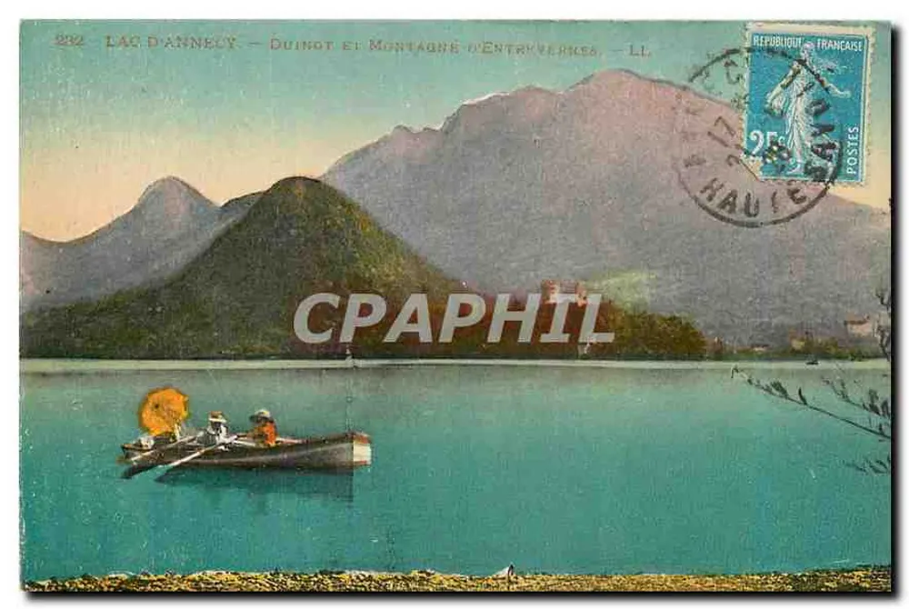 See von Annecy — Quinot und Berg Entr'Vernesses — LL. — Verlag Lévy et Neuberg, Paris - Vorderseite