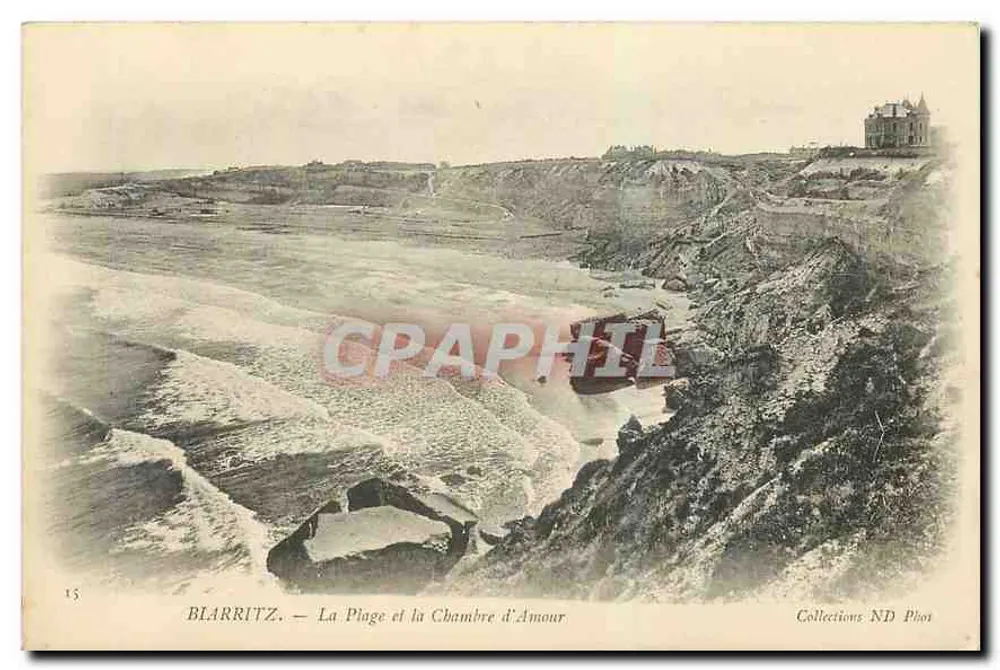 Blarritz — La Plage et la Chambre d'Amour — Collections ND Photos - Recto
