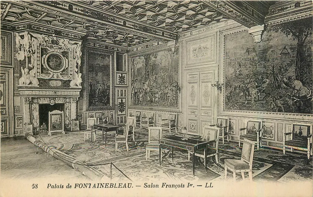 Palais de FONTAINEBLEAU — Salon François Ier — LL - Vorderseite