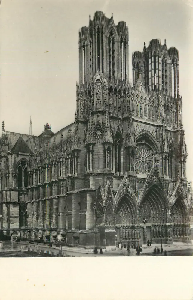 Kathedrale von Reims — Aufgenommen vor 1914 — Éd. Talleyrand, Reims - Vorderseite