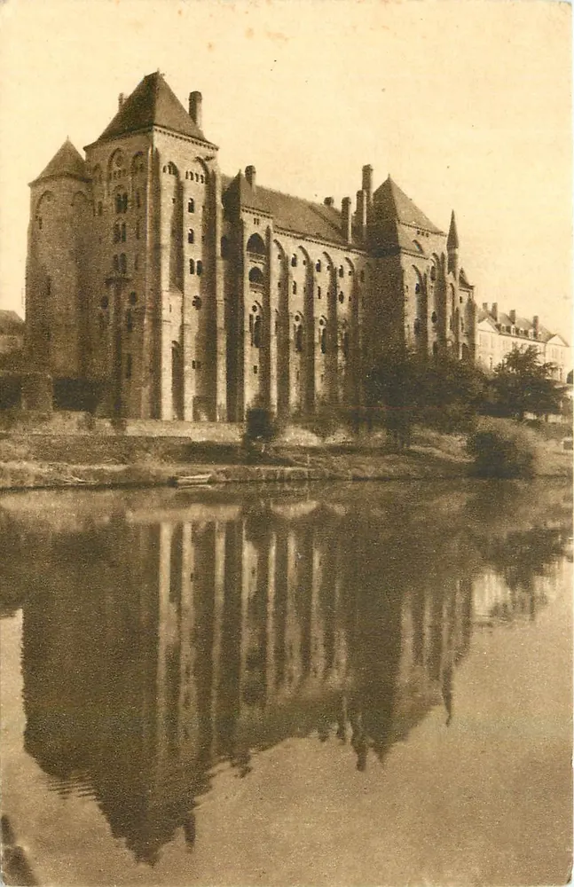 Abtei Saint-Pierre de Solesmes (Sarthe) — Blick von Nordosten — Edition der Abtei Solesmes, Nr. 72 - Vorderseite